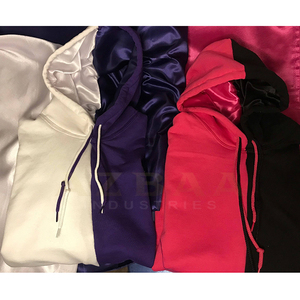 เสื้อฮู้ดผ้าซาตินสองสีมีฮู้ดผ้าซาติน - Product Image 2