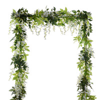 Nicro 6ft/Stuk Wisteria Garland Kunstbloemen Zijde Bachelorette Party Bruiloft Decoratie