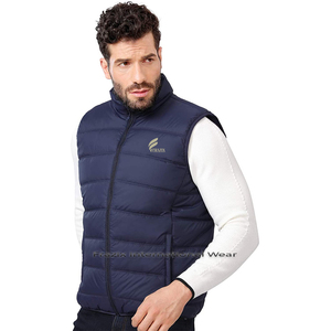 Chaleco Acolchado de Poliéster Extra Grande con Logotipo Personalizado para Hombre, Ropa de Invierno de Secado Rápido, Cómoda, Transpirable e Informal - Product Image 4