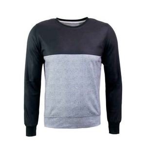 Camisetas personalizadas de algodón de manga larga con cuello redondo para hombre, venta al por mayor - Product Image 2