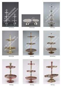 Ensemble de supports à gâteau de mariage en métal de nouvelle conception, tendance pour les fêtes de mariage et les anniversaires, outil pour desserts - Product Image 4