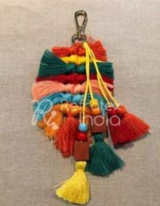 Llaveros de poliéster hechos a mano para bolsos - Product Image 1