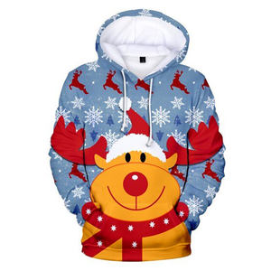 Sweat à capuche intégral pour homme en polyester épais, imprimé sur toute la surface, logo personnalisé, streetwear, hip-hop, grande taille, effet délavé numérique - Product Image 3