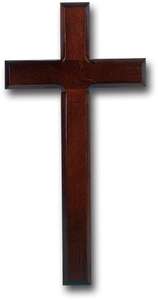 Cruz de Madera para Colgar en la Pared con Crucifijo de Latón, Artículos Religiosos - Product Image 6