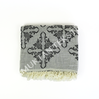 Serviette Peshtemal turque en jacquard, 100% coton, absorbante, XL, pour la plage et la salle de bain, fabriquée en Turquie pour Noël