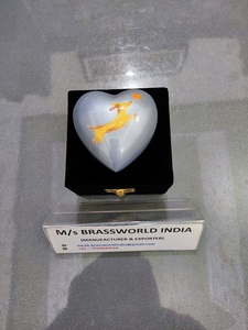 Recuerdo de aluminio verde con corazón para perros, urna de cremación de mascotas, suministros funerarios - Product Image 3