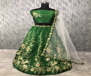 Ropa informal Georgette bordado con piedra trabajo lehenga choli con dupatta ropa de boda precio al por mayor Ropa Étnica apparelgarment - Product Image 6