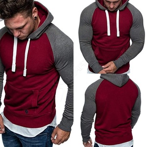 Sudadera con capucha lisa de tela suave Impresión personalizada 260gsm Fleece Pullover Sudadera con capucha deportiva de bolsillo - Product Image 2