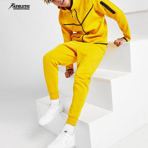 Conjunto de chándal con capucha y pantalones con cremallera de lana de poliéster personalizado Unisex Casual Sports Winter Athletic International - Product Image 5