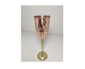 Gobelets en verre vintage en verre de vin - Product Image 1