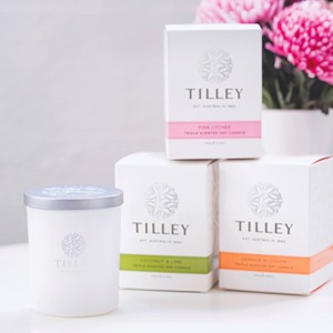 TILLEY - Bougie parfumée à la cire de soja 240g - Collection Blanc Classique - Product Image 3