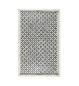 Plateau de service carré en incrustation d'os multicolore Trad Nary pour la maison, les hôtels, les restaurants et les bars - Product Image 1