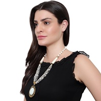 Collier de style décontracté pour femmes, bijoux, fait à la main, en perle de graine crocheté, multi-couleurs, nouvelle collection