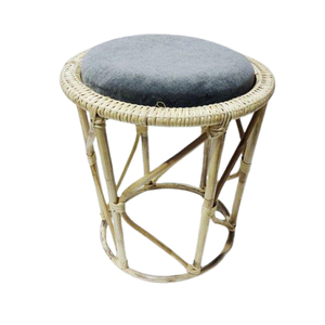 โบราณวินเทจนั่งเก้าอี้ไม้สำหรับห้องนอน,ห้องเด็กที่ทันสมัยรอบในสีน้ำตาลสีที่กำหนดเองอุจจาระไม้ - Product Image 5