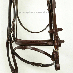 Brida de Cuero Premium de Alta Calidad, Acolchada y Confortable, con Logotipo Personalizado, Color Personalizado, Embalaje Personalizado, Halter para Montar a Caballo al Estilo Western - Product Image 1