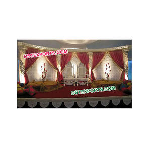 Escenario de boda musulmán, conjunto de escenario de cristal de fibra, decoración de Grand Stage - Product Image 1