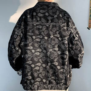 แจ็กเก็ตยีนส์สำหรับผู้ชายเสื้อแจ็กเก็ตยีนส์พิมพ์ลายแบบระเหิดออกแบบได้ตามต้องการ2023 OEM - Product Image 3