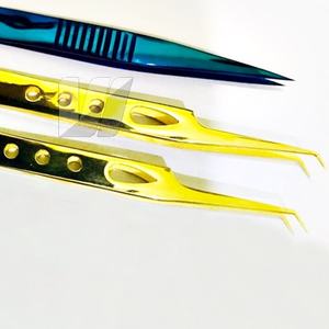 แหนบต่อขนตาแบบสเเตนเลสสไตล์มืออาชีพจากญี่ปุ่นดีไซน์โลโก้ตามสั่ง - Product Image 3