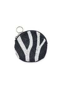 Mode broderie forme ronde perles de rocaille léopard pochette à monnaie de l'inde pochette à monnaie à la main pour femmes et filles Etsy - Product Image 3