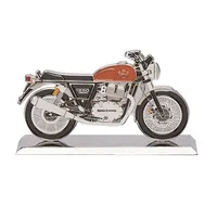 Бесплатный образец, уникальный мягкий эмалированный металлический брелок в форме мотоцикла для рекламных подарков