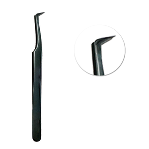 Pince à épiler professionnelles pour cils, de haute qualité, en acier inoxydable, 1 pièce - Product Image 4