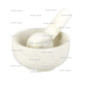 Classic Design Mini Size <b>Marble</b> <b>Mortar</b> <b>And</b> <b>Pestle</b> Round Shape Customized Sze <b>Pestle</b> <b>And</b> <b>Mortar</b> For Grinding Herbs - Product Image 2