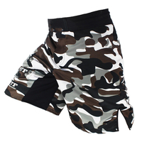Pantalones de boxeo de gel de poliéster para hombre, pantalones de Muay Thai, pantalones cortos de MMA estampados para lucha, pantalones cortos de boxeo tailandés para ropa de artes marciales