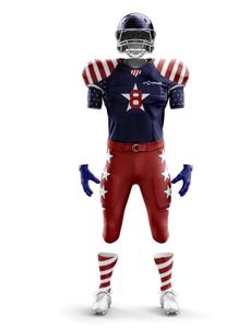 Uniforme de Fútbol Americano para Hombre, Talla Grande, Verano, Pantalones Cortos, Impresión por Sublimación Personalizada, Transpirable, Absorbente de Humedad, Antibacteriano - Product Image 4