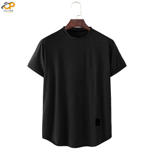 Vente en gros de t-shirts 100% coton pour hommes, impression de logo personnalisé, manches longues, col rond, style décontracté, fonction anti-boulochage, coupe surdimensionnée - Product Image 5