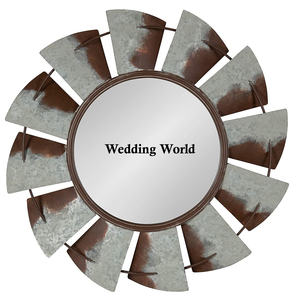 <b>Decorative</b> <b>Wall</b> <b>Mirror</b> Premium Quality Handmade Designer Wholesale <b>Mirror</b> Customized Color Hot Selling Iron Wire <b>Mirror</b> - Product Image 2