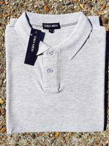 Polos d'été pour hommes, Slim Fit, uni, manches courtes, décontracté, Golf, Tee Tops, 2020 - Product Image 6