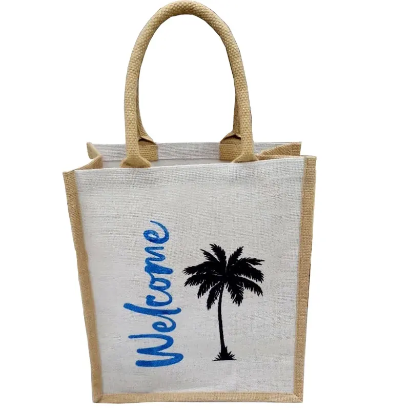Прямой производитель высококачественной натуральной красочной джутовой пляжной сумки, Экологичная сумка для покупок по разумной цене