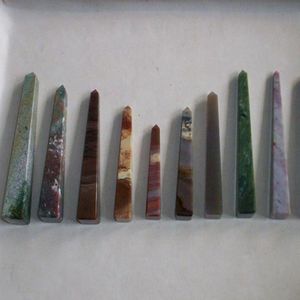 Puntos de torre de GEMA de ágata de alta calidad, Obelisks, se compran a la nueva ágata de estrellas, venta al por mayor, puntos de torre de piedras preciosas - Product Image 2