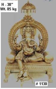 Estatua de Buda sentado de latón decorativo hecho a mano, el mejor diseño para el hogar, estilo religioso, técnica de Metal fundido - Product Image 5