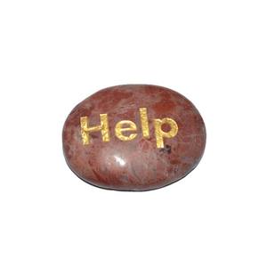 Jaspe rojo abril grabado piedras curación grabado piedra preciosa natural - Product Image 1