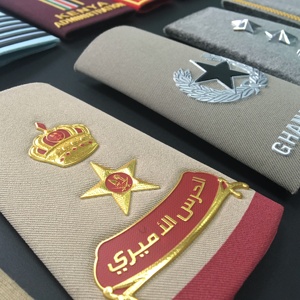 Chuyên nghiệp Nghi Lễ đồng phục vai bảng mềm Slip-On epaulettes tùy chỉnh Nghi Lễ epaulets trong thấp moq để bán - Product Image 4