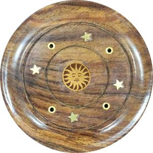 Xiaomi — encensoir Sun 2 en bois rond Portable, Design, brûleur d'encens, en bois - Product Image 1