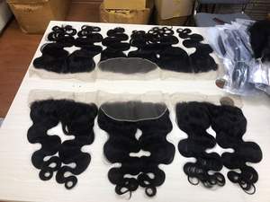 ปิดหน้าผากน้ำหยักมือผูกที่มีคุณภาพสูงเวียดนามมนุษย์เวอร์จินผมในราคาขายส่ง - Product Image 4