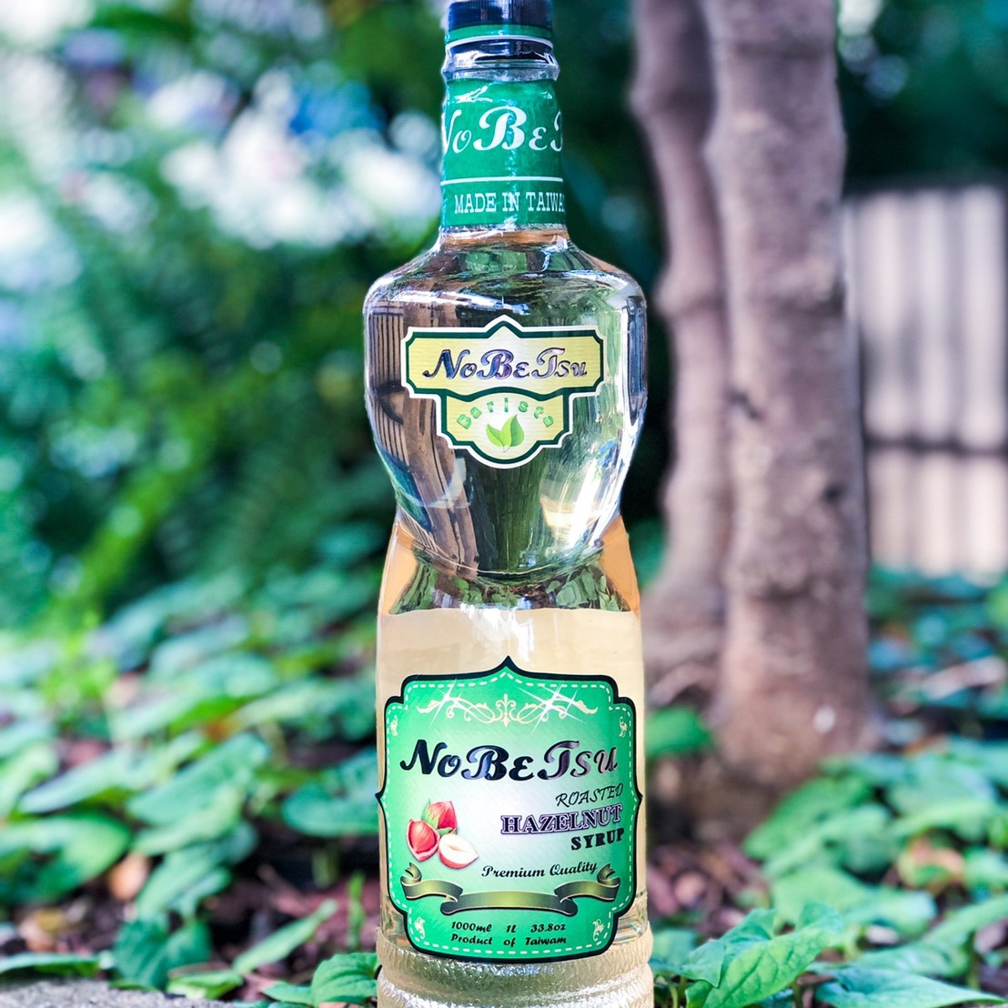 Лидер продаж, сироп Nobetsu с жареным ароматом лесных орехов, производитель частного бренда, 1 л, 1,2 кг * 12 бит/коробка
