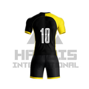 Maillot de football pour hommes personnalisé en usine, uniforme de football à séchage rapide, vêtements de football pour le sport, uniforme de football à manches courtes - Product Image 3