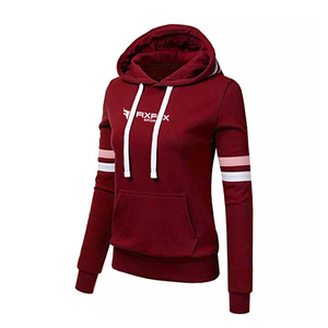 Hoodies décontractés pour femmes, 100% coton, tricotés pour l'hiver, à la mode, avec motif floral imprimé, logo personnalisé sur le devant, écologiques - Product Image 6