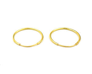 Boucles d'oreilles Bali en argent Sterling 925 et plaqué or, Design Unique, pour femmes - Product Image 4