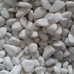 Rochers de rivière galets de gravier blanc pierre pavée pour décoration paysage pierre galets et galets - Product Image 1