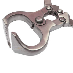 Émasculateur blanc de 12 pouces avec action de double écrasement – Instrument de castration vétérinaire robuste en acier inoxydable pour équidés et bovins - Product Image 3