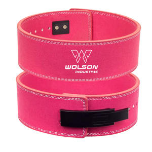 Vente en gros de ceinture électrique pour l'haltérophilie, ceinture à levier en cuir pour l'entraînement de musculation - Product Image 1