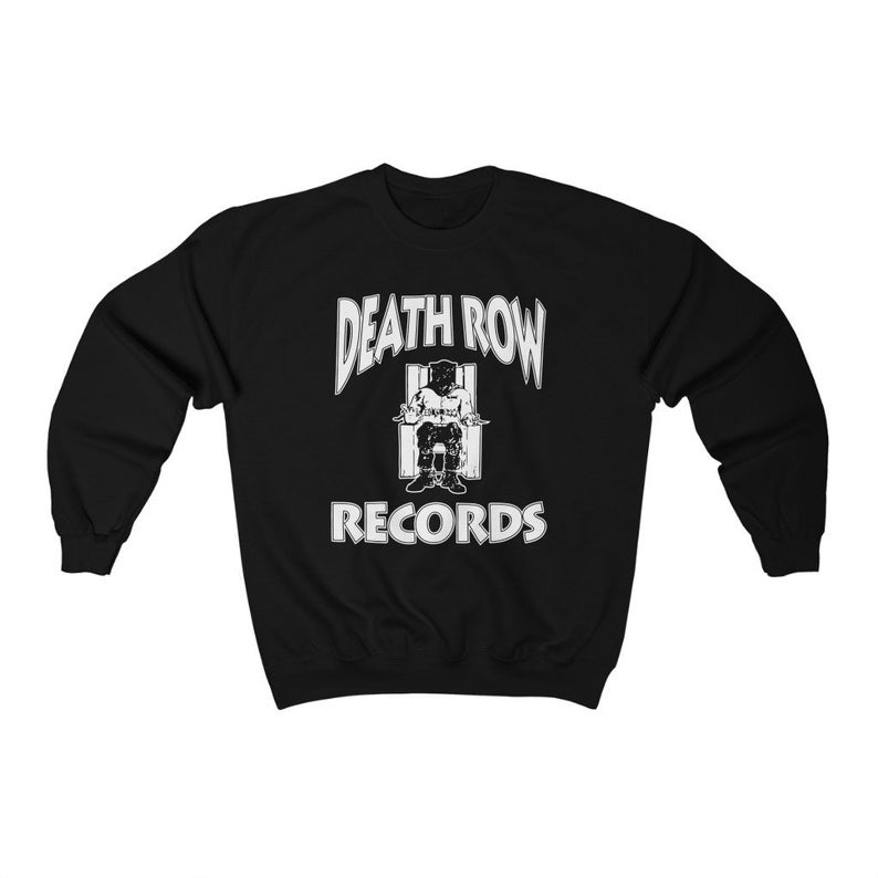 death row records moletom com capuz red