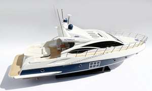 Juya AZIMUT 68S — YACHT moderne, artisanat du VIETNAM, modèle en bois, livraison gratuite - Product Image 4