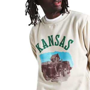 Sweat-shirt d'hiver en polyester/coton tricoté à séchage rapide et écologique pour hommes, surdimensionné et solide - Product Image 3