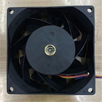 Haute vitesse 80X38mm double roulement à billes ventilateur de refroidissement DC 24V 0.45A lames en plastique Source d'alimentation électrique OEM personnalisable
