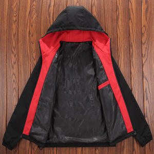 Abrigo informal con capucha para adolescentes, rompevientos para exteriores, chaquetas para hombre - Product Image 3